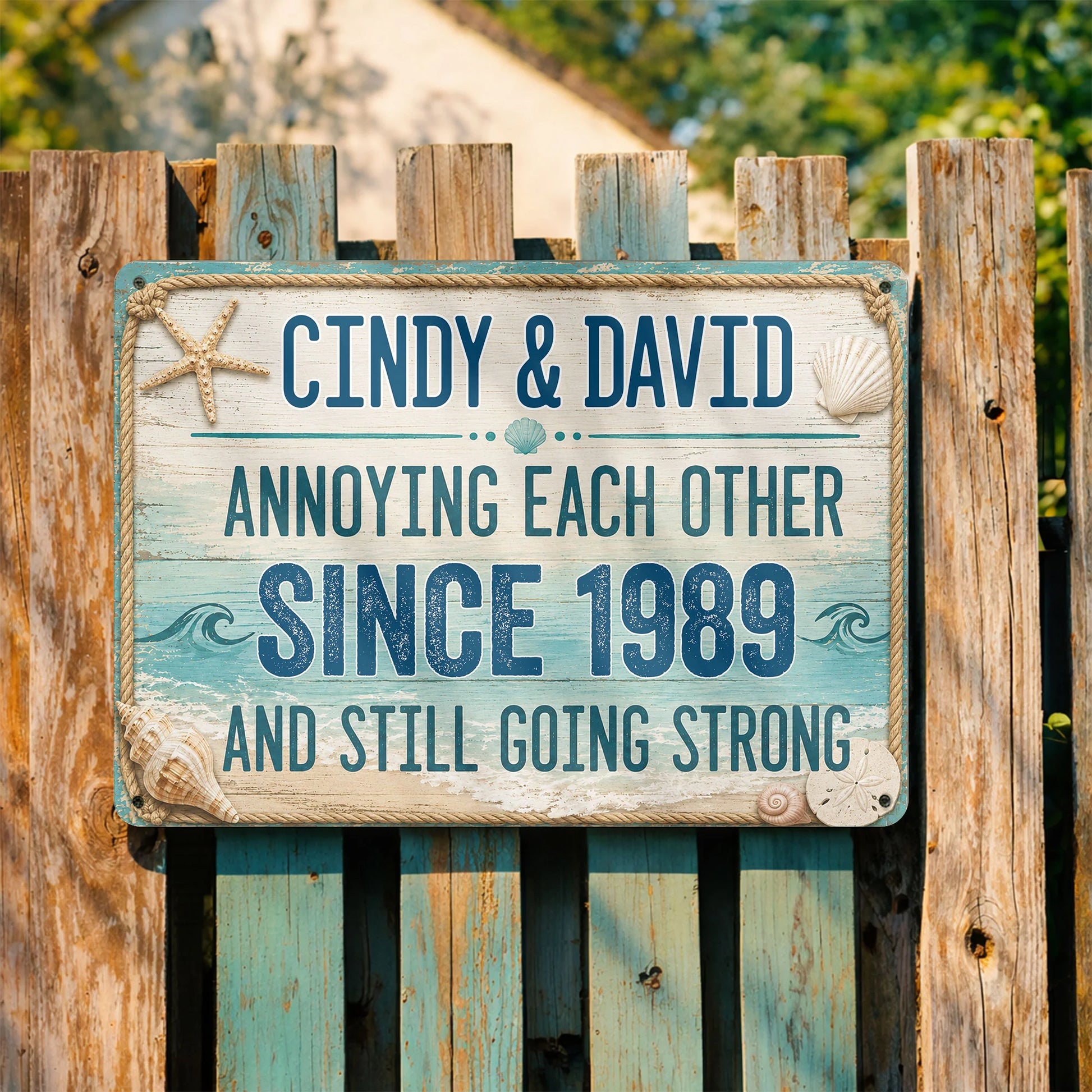 Custom Annoying Each Other Since Couple Metal Sign for Couples