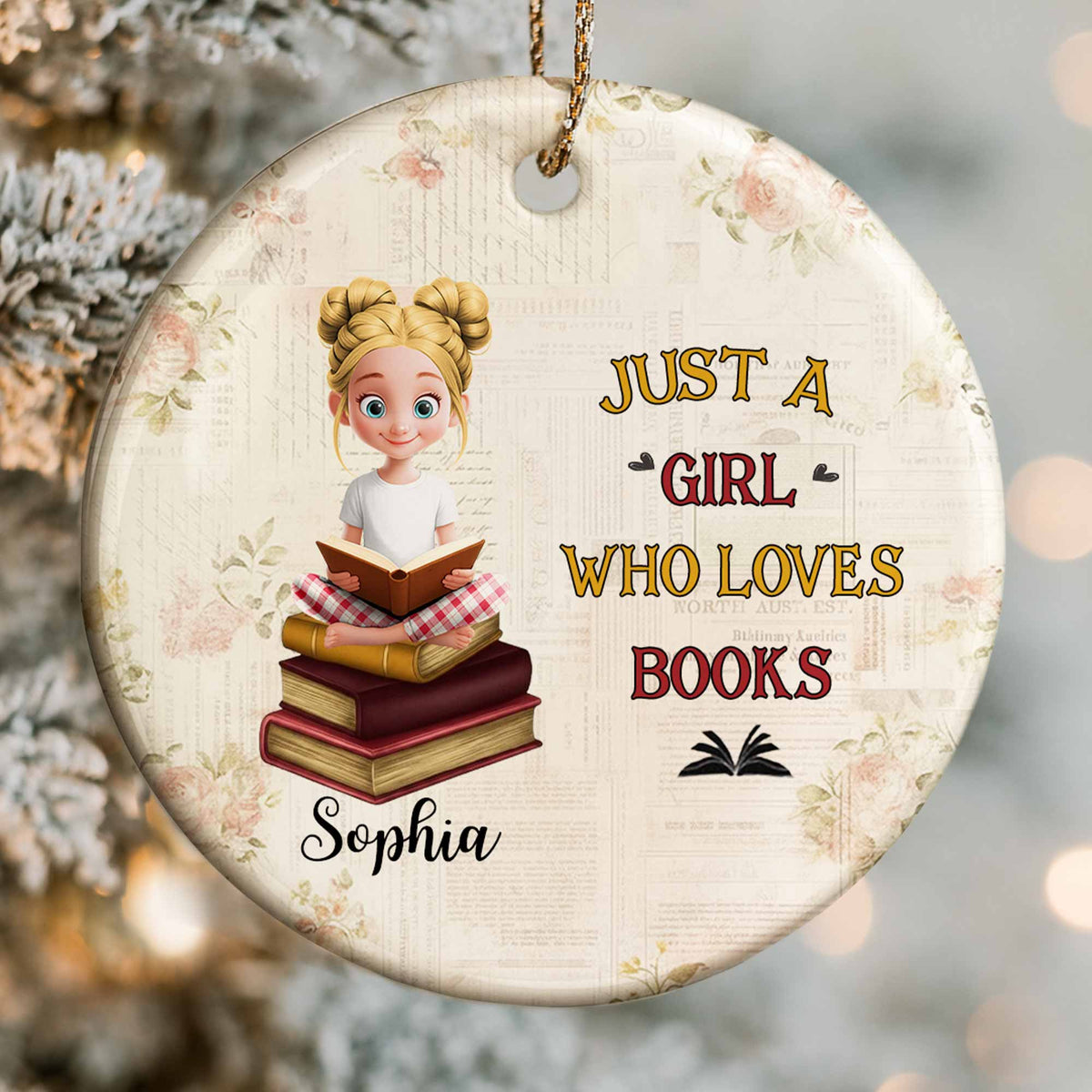 Just A Girl Who Loves Books, Girl With Books