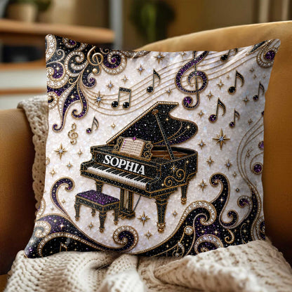 Custom Music Lovers Pillow for Best Friends with personalized design details for meaningful gifting image 9