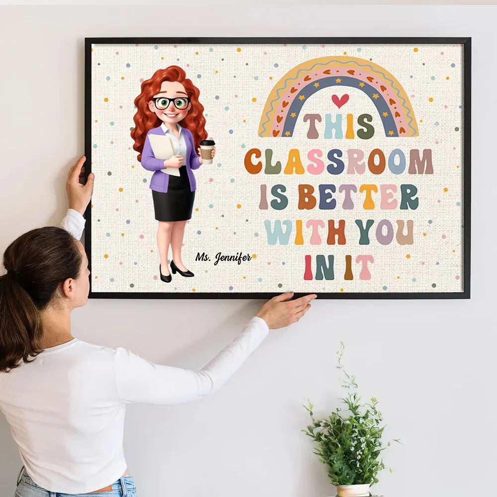 Teacher Appreciation Canvas personalization view for Teacher