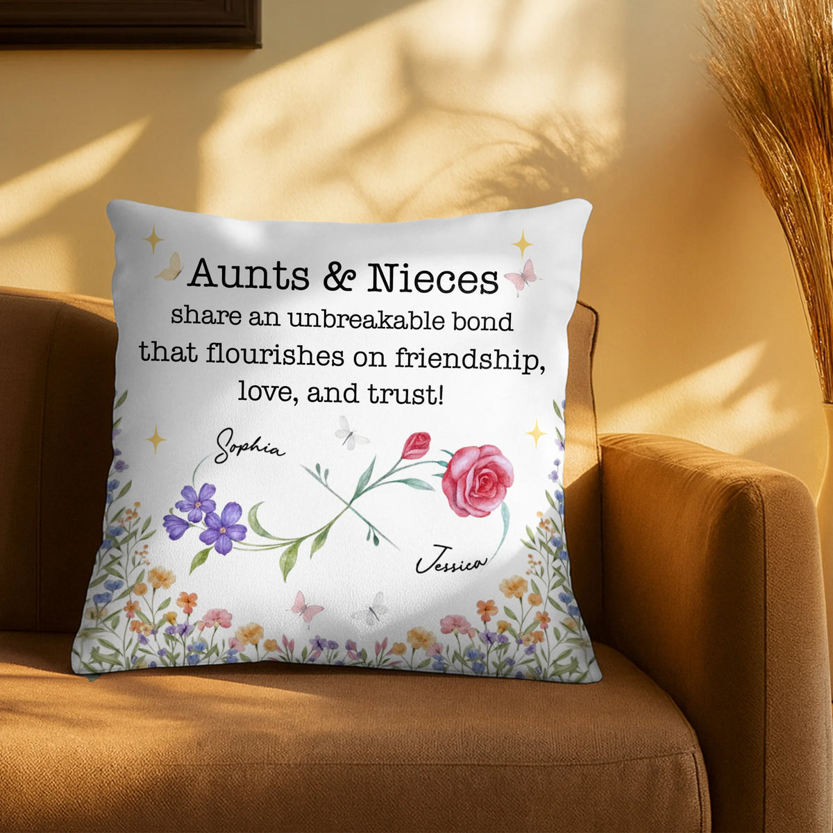 Aunts & Nieces Share An Unbreakable Bond, Flowers & Butterflies