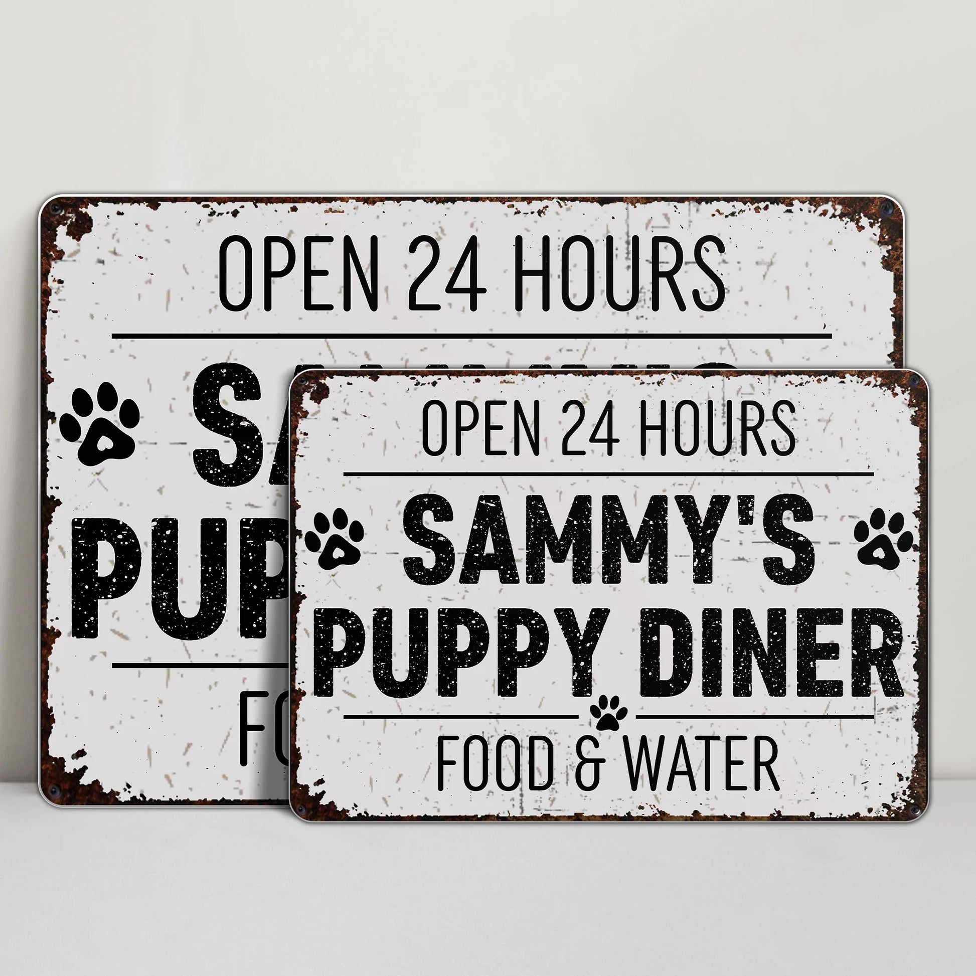 Metal Sign detail view for Dog Lovers
