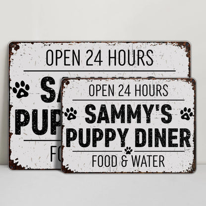 Metal Sign detail view for Dog Lovers