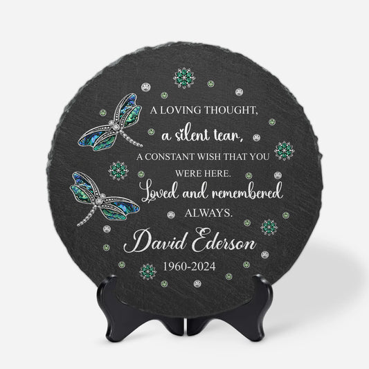 Loved And Remembered Always - Personalized Memorial Stone