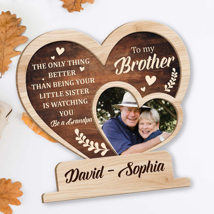 Personalized Wood Plaque For Brother personalization view for Brother