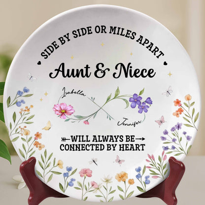 Side By Side Or Miles Apart, Aunt & Niece Connected By Heart