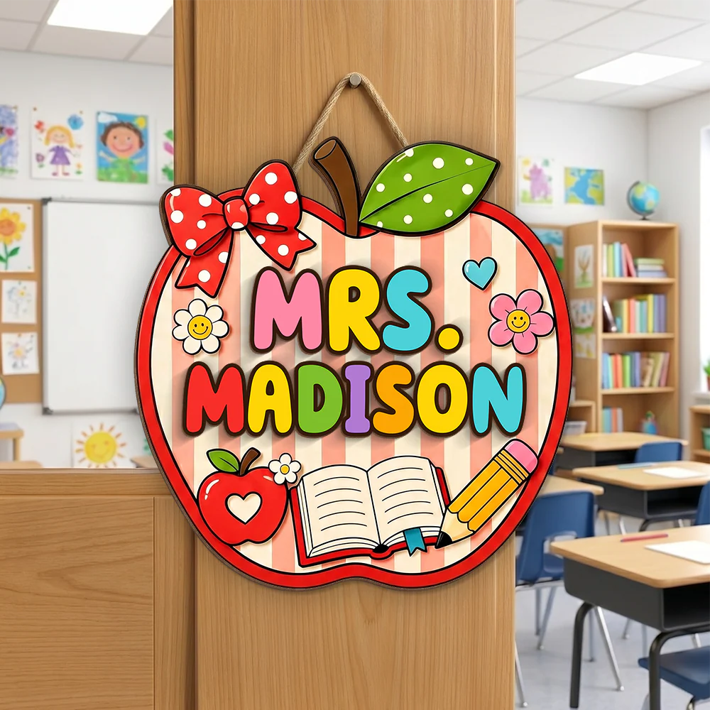 Wood Sign gift-ready design for Teacher