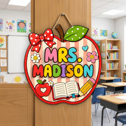 Wood Sign gift-ready design for Teacher