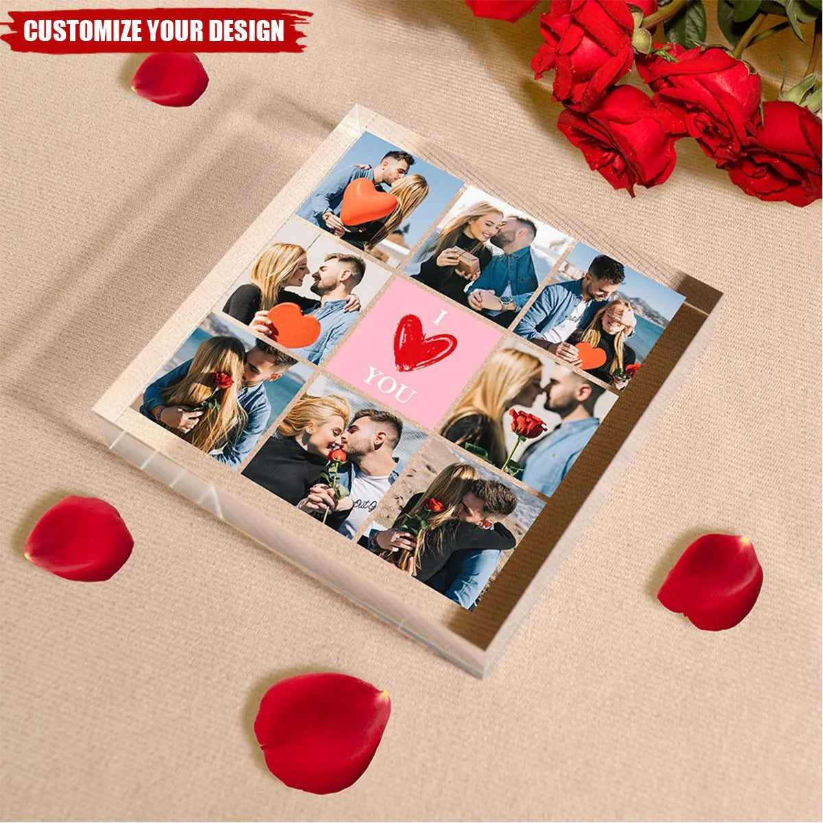 Plaque gift-ready design for Couples