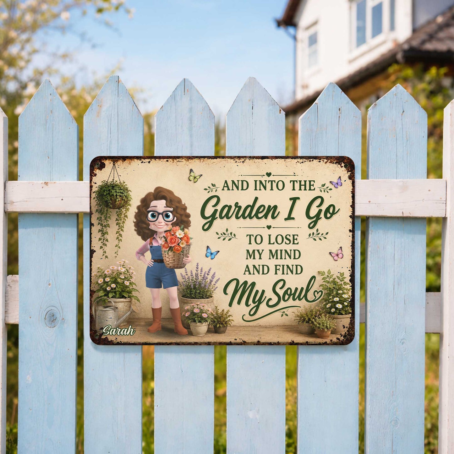 Metal Sign detail view for Mom