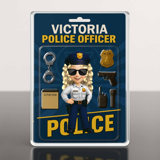 Custom Police Officer Plaque personalization view for Military / Veteran