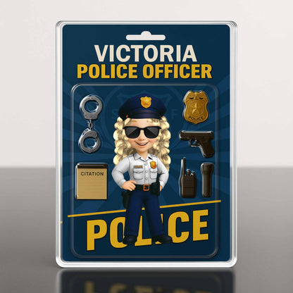 Custom Police Officer Plaque personalization view for Military / Veteran
