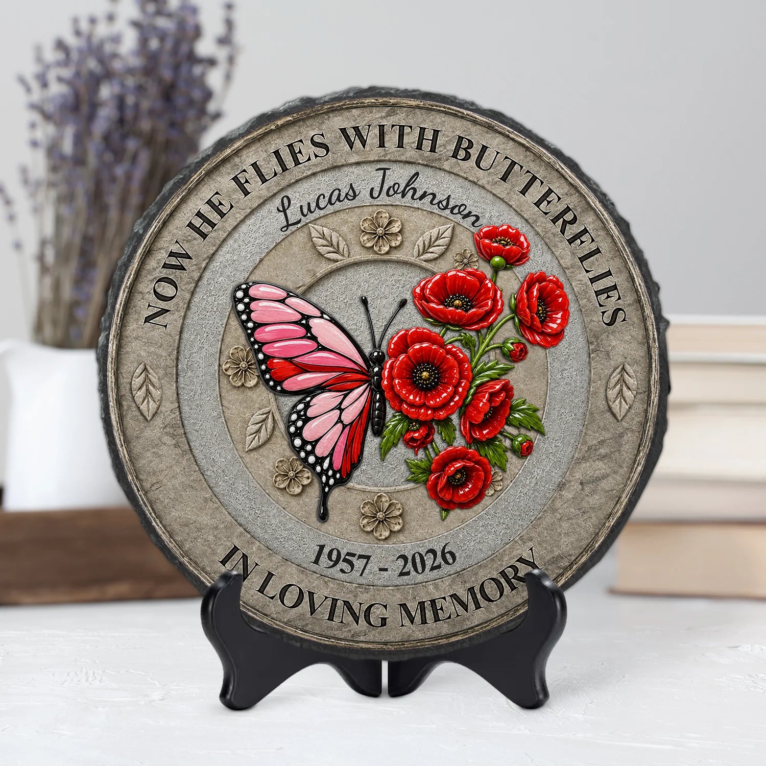 Personalized Memorial Garden Stones personalization view for Family