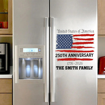 Personalized America 250Th Anniversary Decal personalization view for Dad