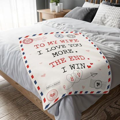 To My Wife, I Love You More. I Win