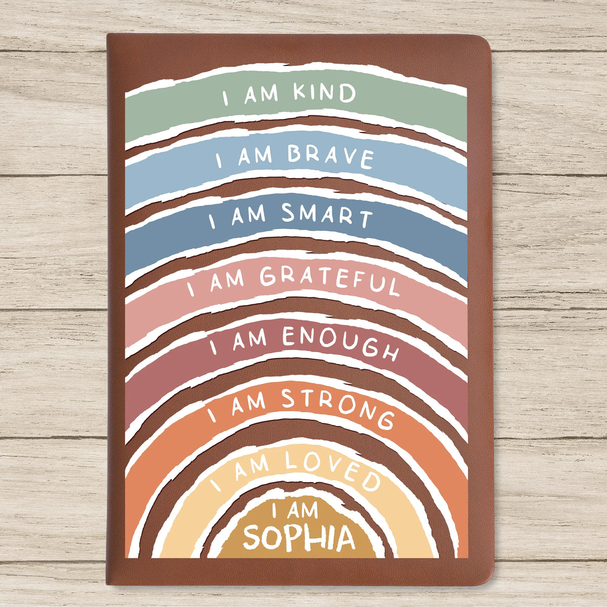 I Am Kind, Brave, Smart, Journal With Inspirational Messages