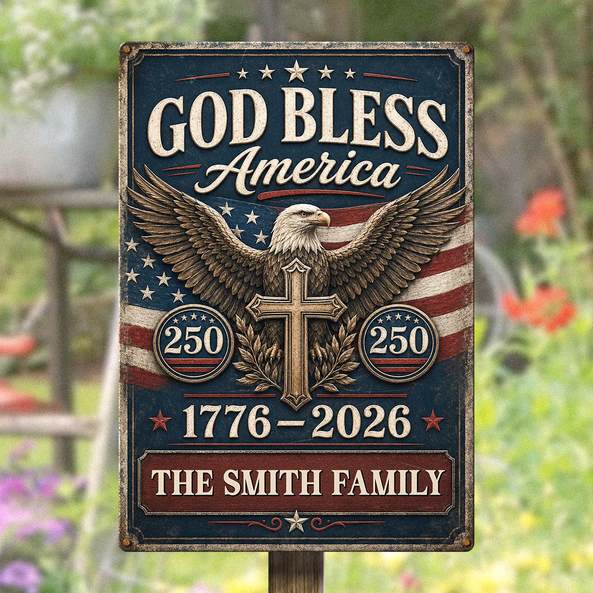 Metal Sign gift-ready design for Family