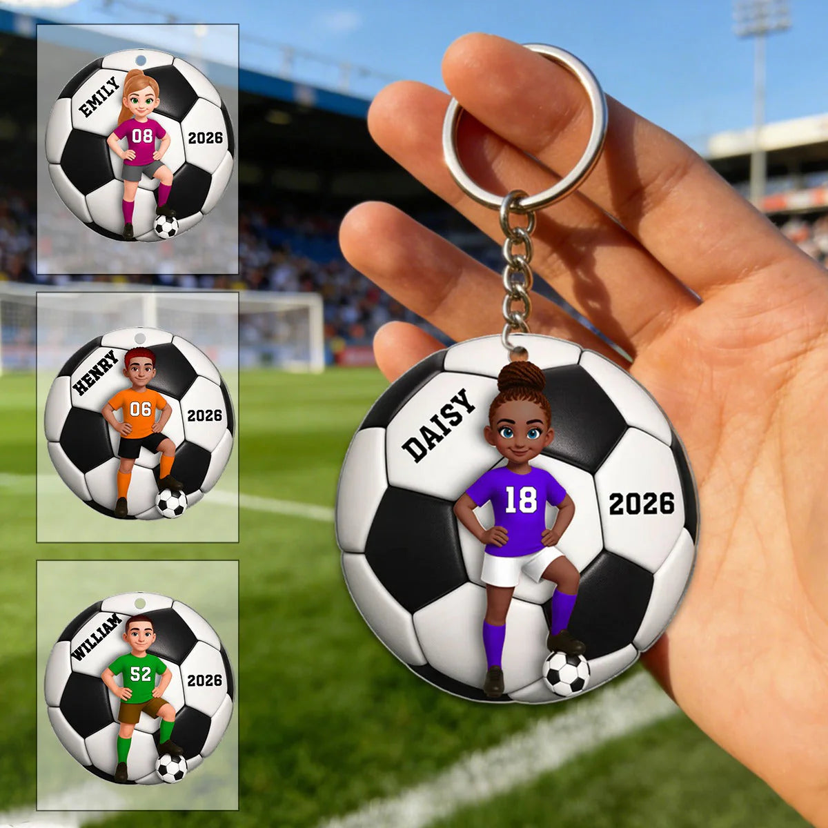 Keychain gift-ready design for Daughter/Granddaughter
