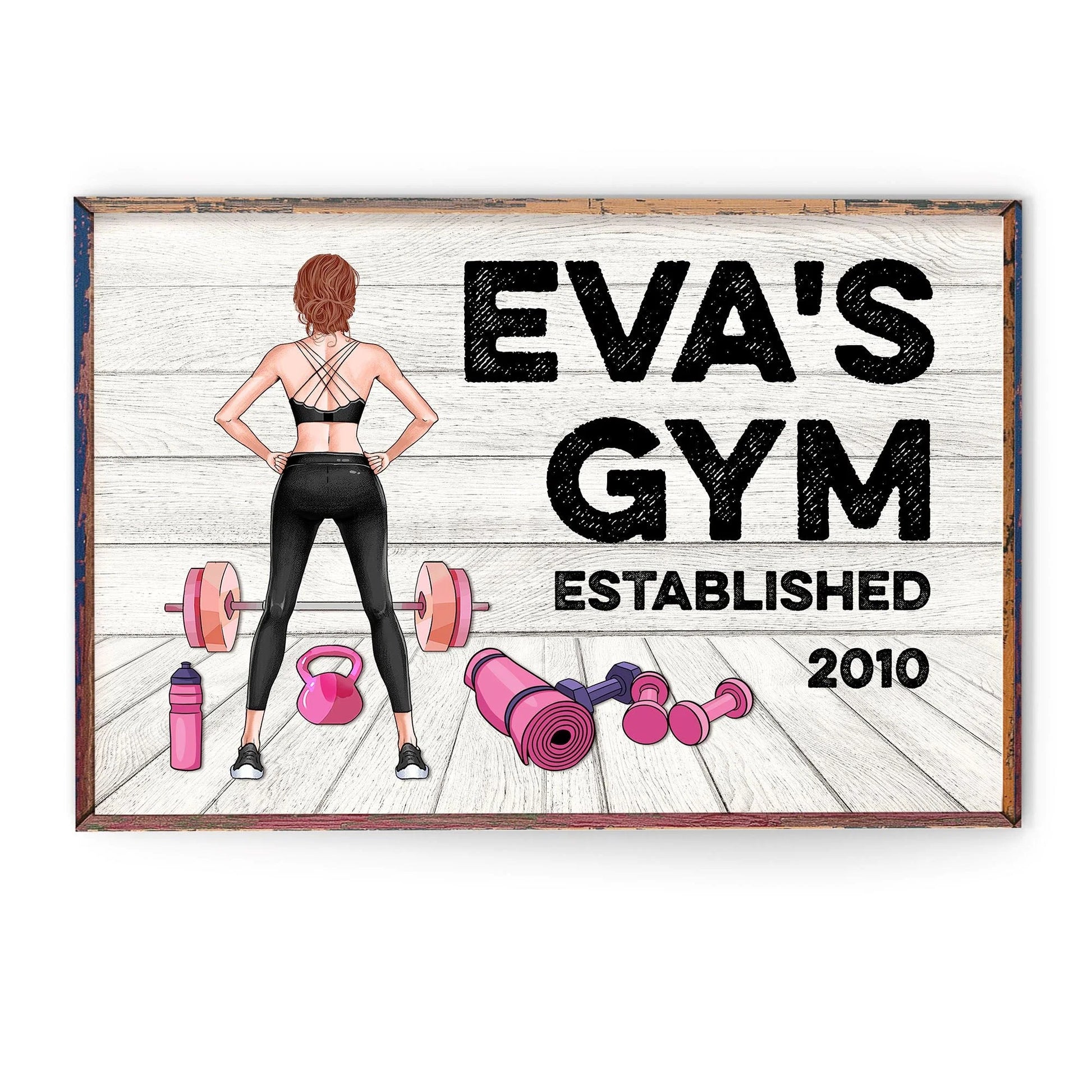 Gym Room Sign, Fitness Custom Poster/Canvas, Gift For Fitness Lovers-PRINTS10