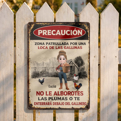 Personalized Metal Sign personalization view for Mom