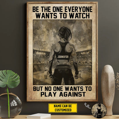 Canvas / Poster material and size view - Custom Wrestling Canvas Print