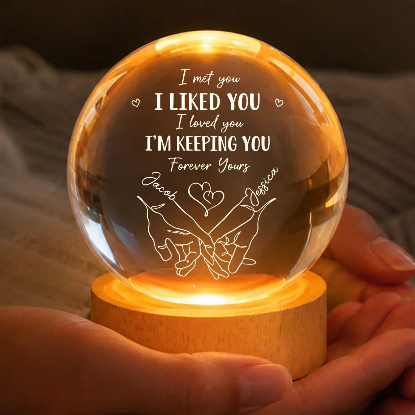 Night Light gift-ready design for Couples