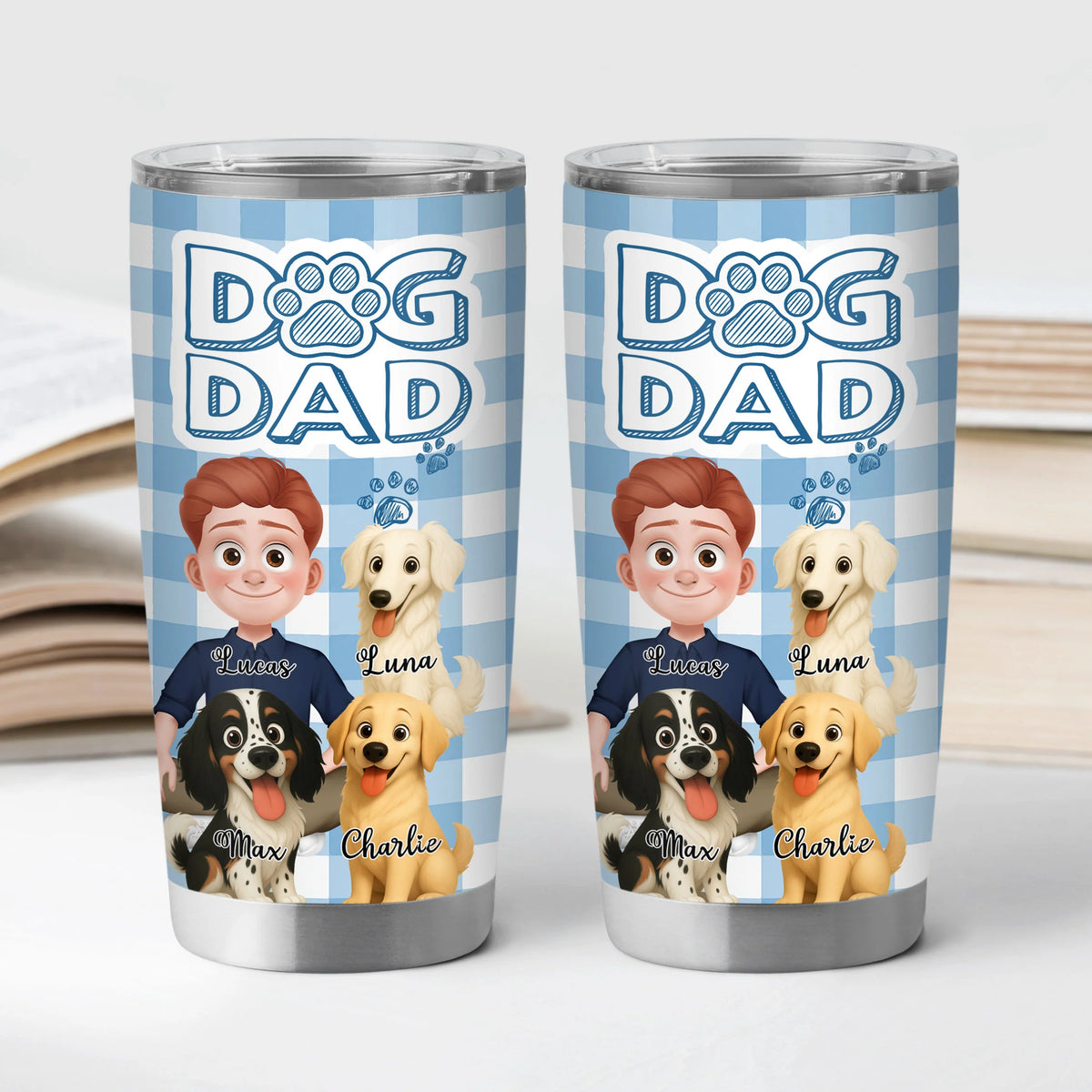 Dog Mom Personalized Tumbler - Custom Keepsake Gift for Pet Lovers