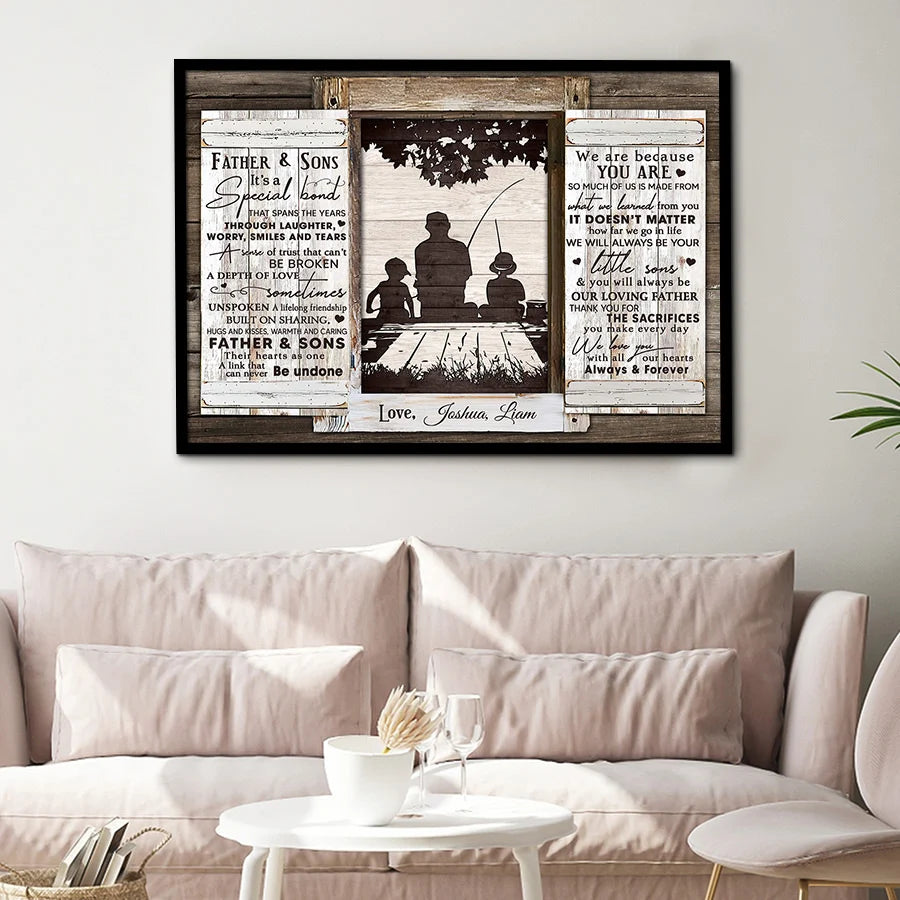Personalized Fishing Gifts for Dad | Special Dad and Son Gift