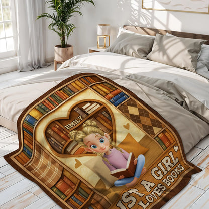 Just A Boy Who Loves Books, Heart And Books Design