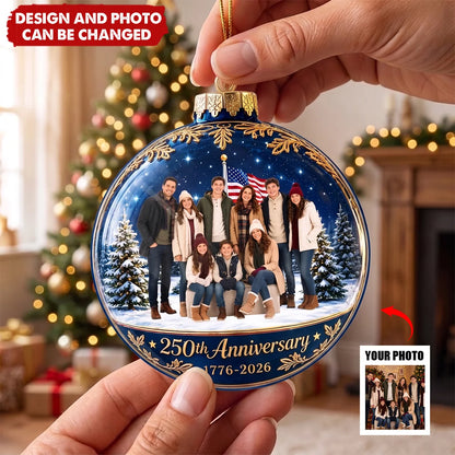 Acrylic Ornament detail view for Family
