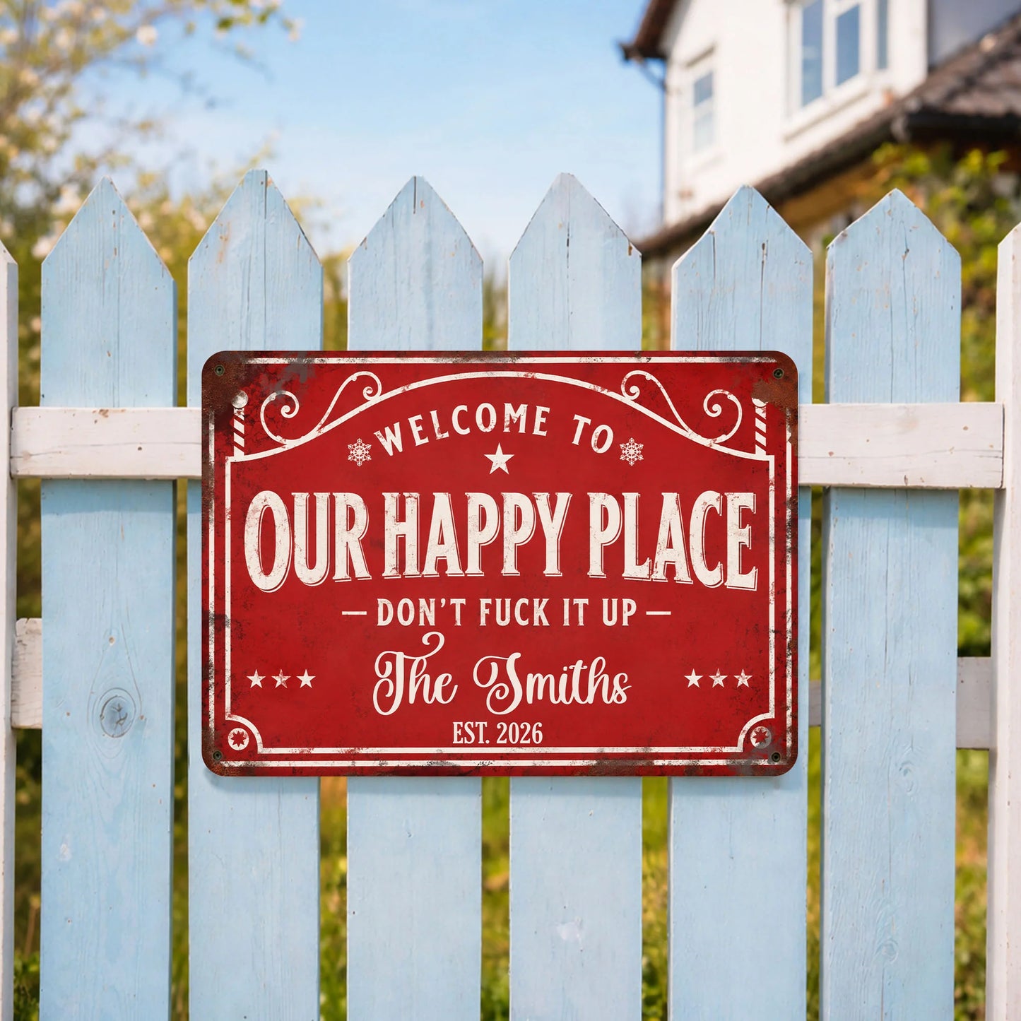 Metal Sign gift-ready design for Family