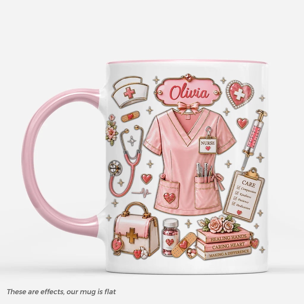 Custom Nurse Mug - Personalized Keepsake Mug for RN Nursing
