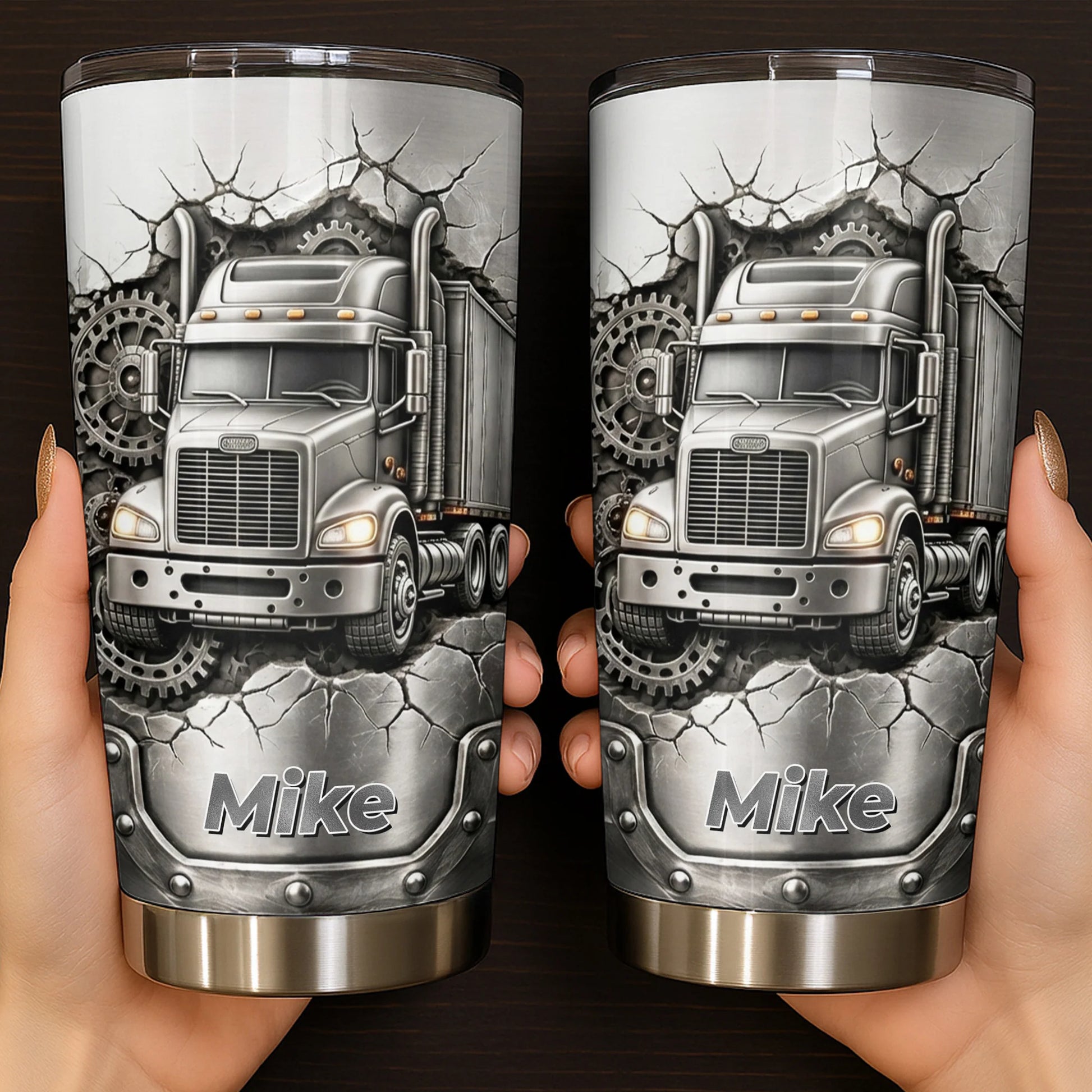 Mike, Rugged Truck With Gears