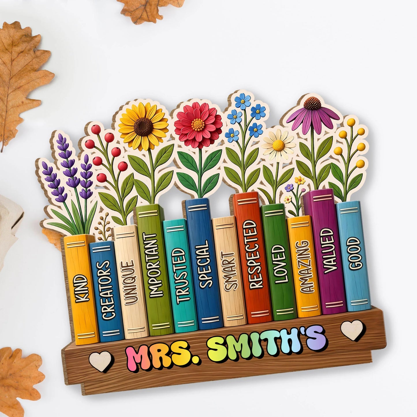 Wood Sign gift-ready design for Teacher