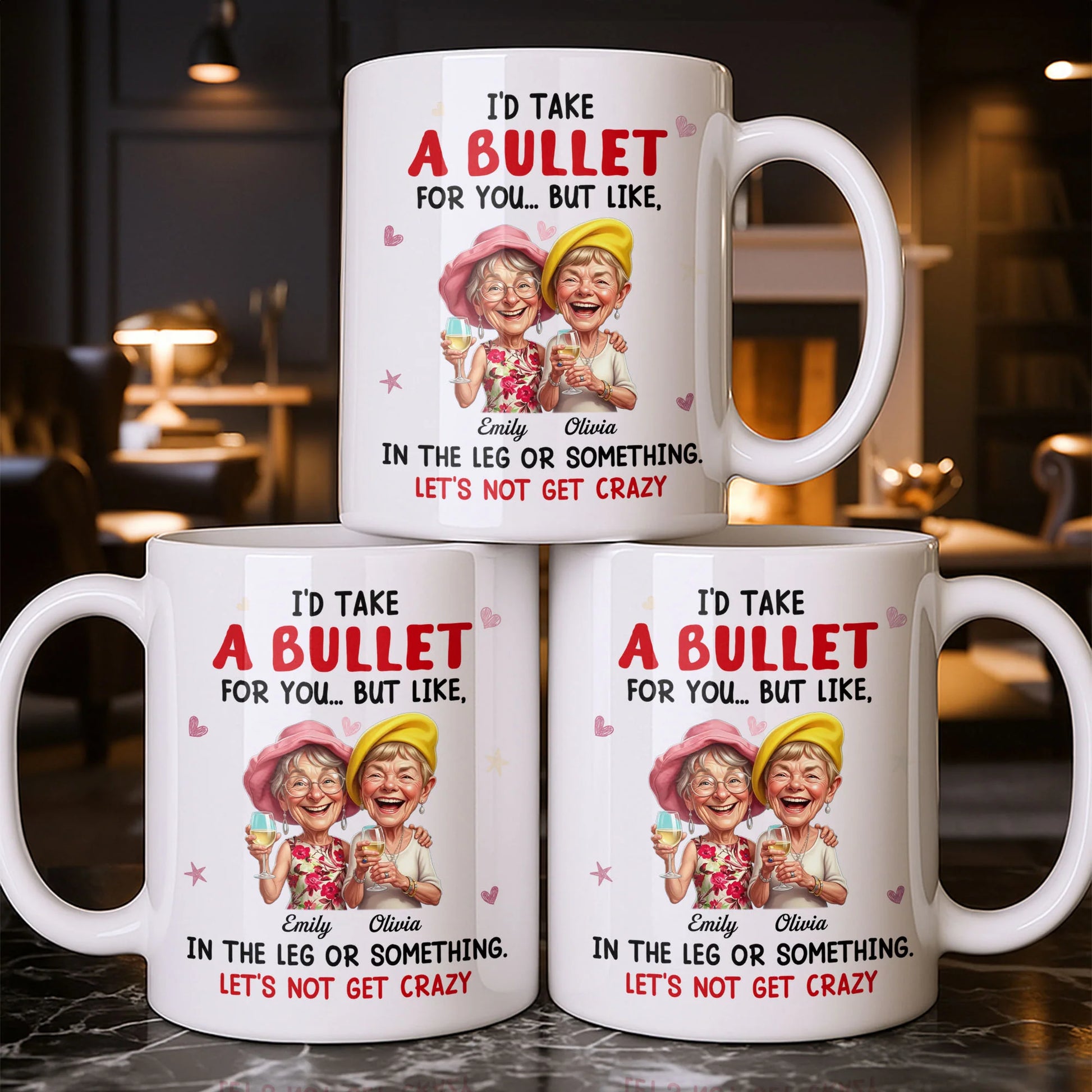 Funny Personalized Bestie Mug for Best Friends with personalized design details for meaningful gifting image 8