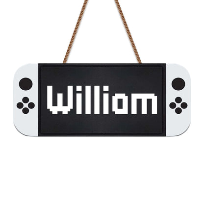 Custom Gaming Wood Sign for Son/Grandson with personalized design details for meaningful gifting image 7