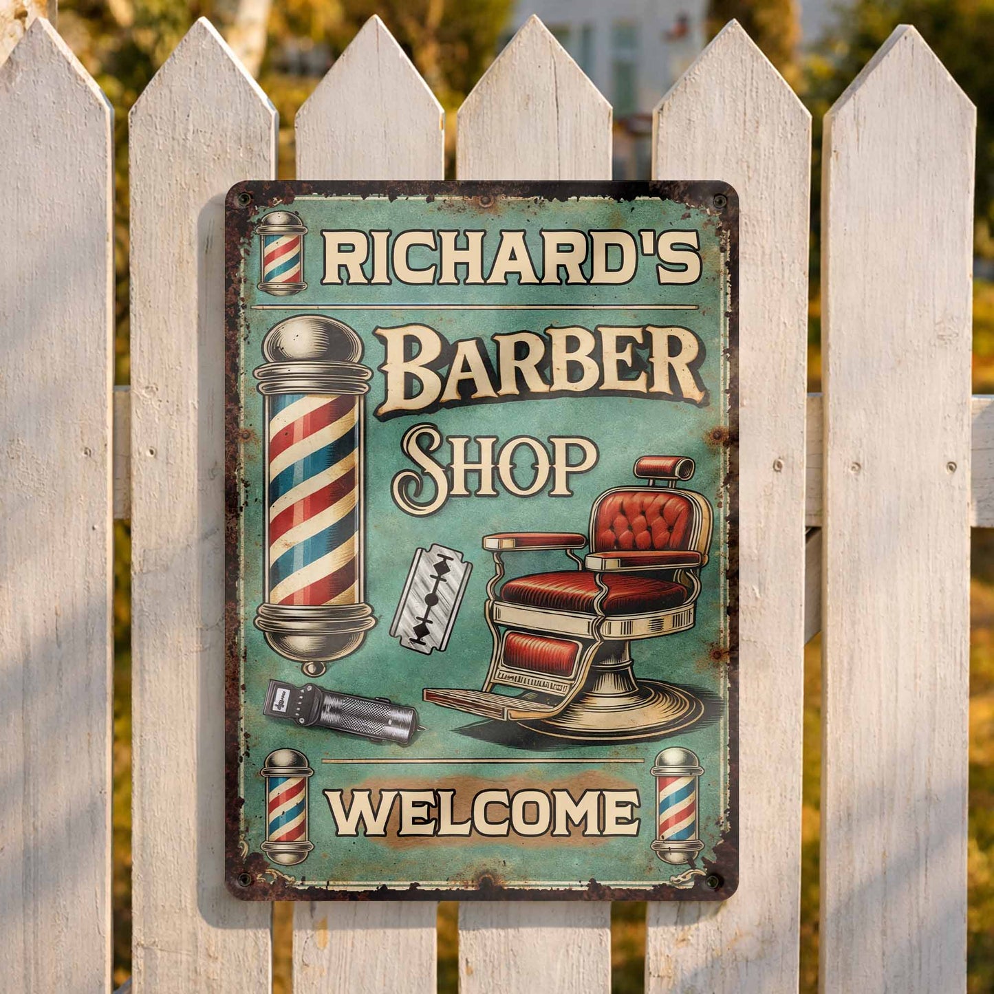 Metal Sign detail view for Dad