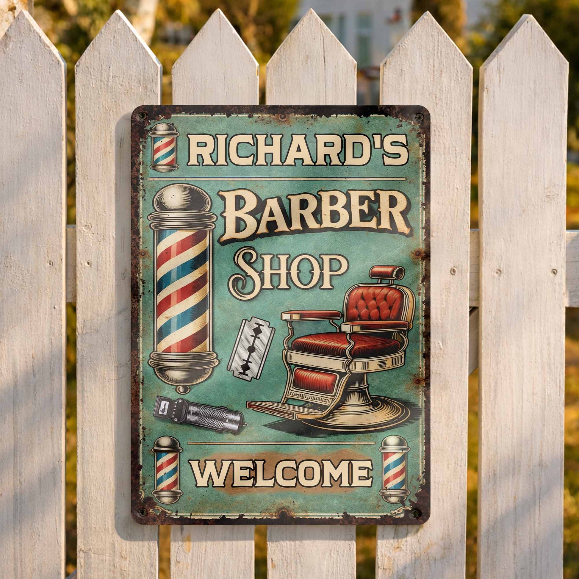 Metal Sign detail view for Dad