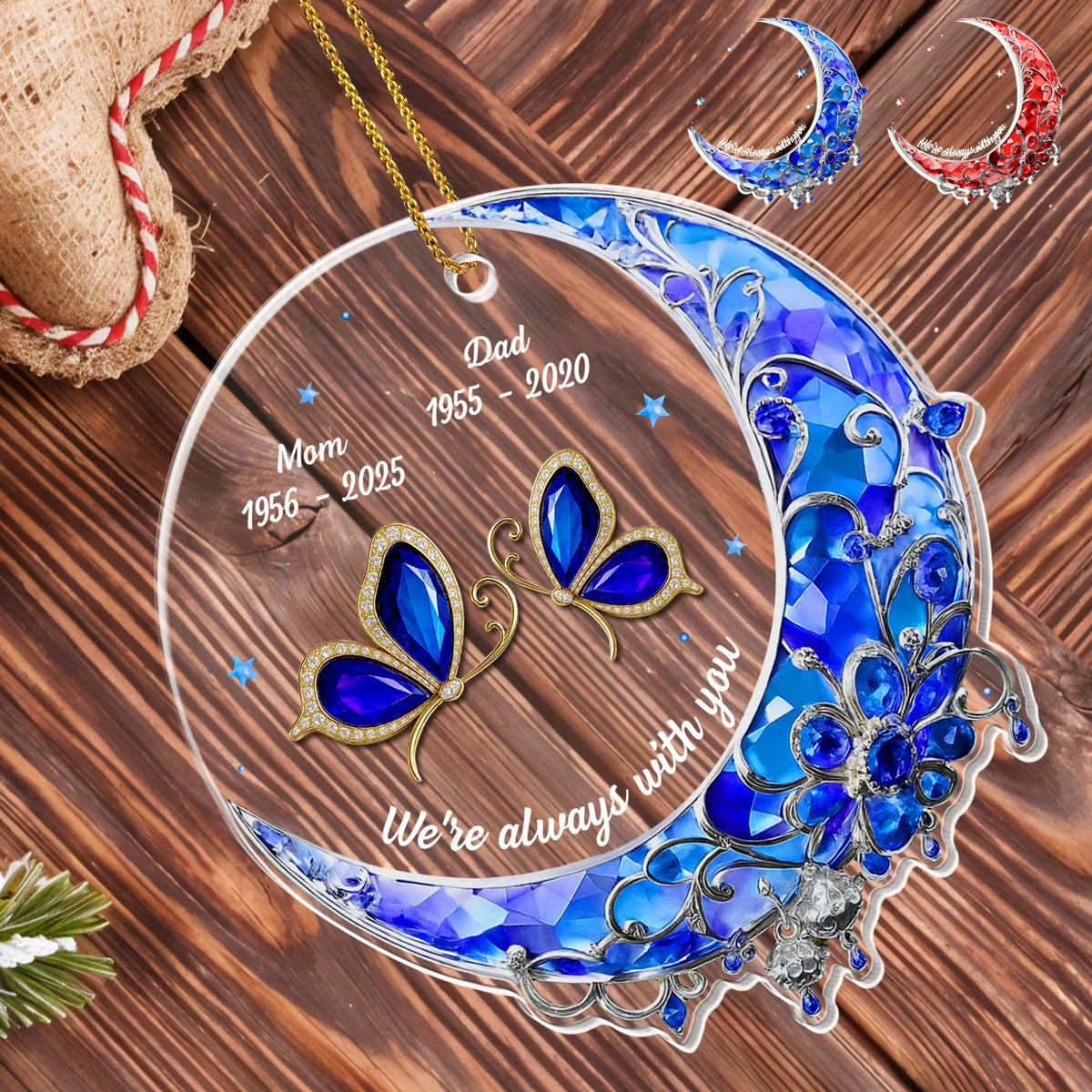 We're Always With You, Butterflies And Crescent Moon