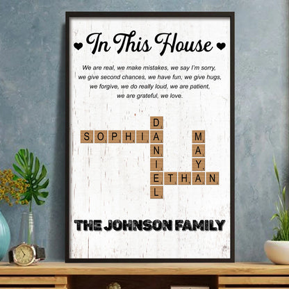 In This House Loving Family Message