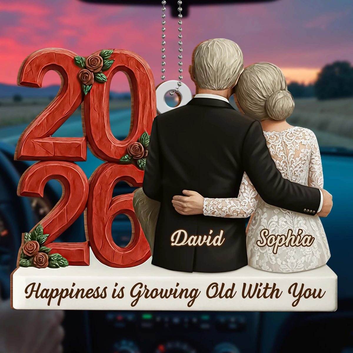 Happiness Is Growing Old With You, Elderly Couple