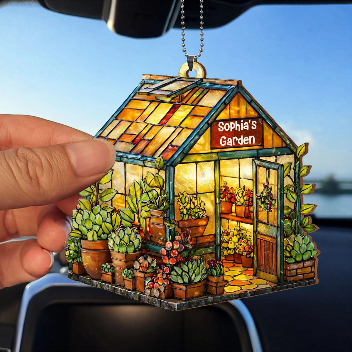 Welcome To My Garden House With Plants And Flowers