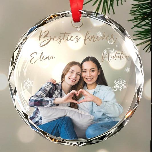 Custom Best Friend Ornament for Best Friends with personalized design details for meaningful gifting