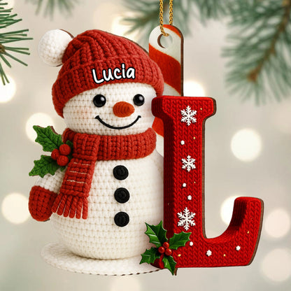 Celebrate The Joyful Winter Season With Snowman And Snowflakes