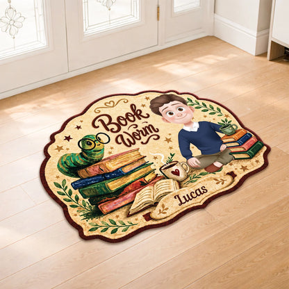 Personalized Bookworm Doormat personalization view for Best Friends
