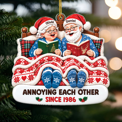 Growing Old Together Personalized Acrylic Ornament for Couples - Custom Christmas Keepsake Gift