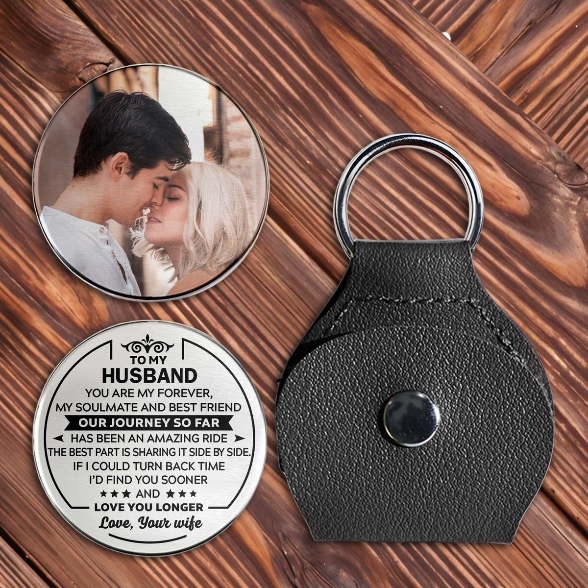 "To My Husband You Are My Forever" Custom Pocket Hug - Personalized Anniversary Gift