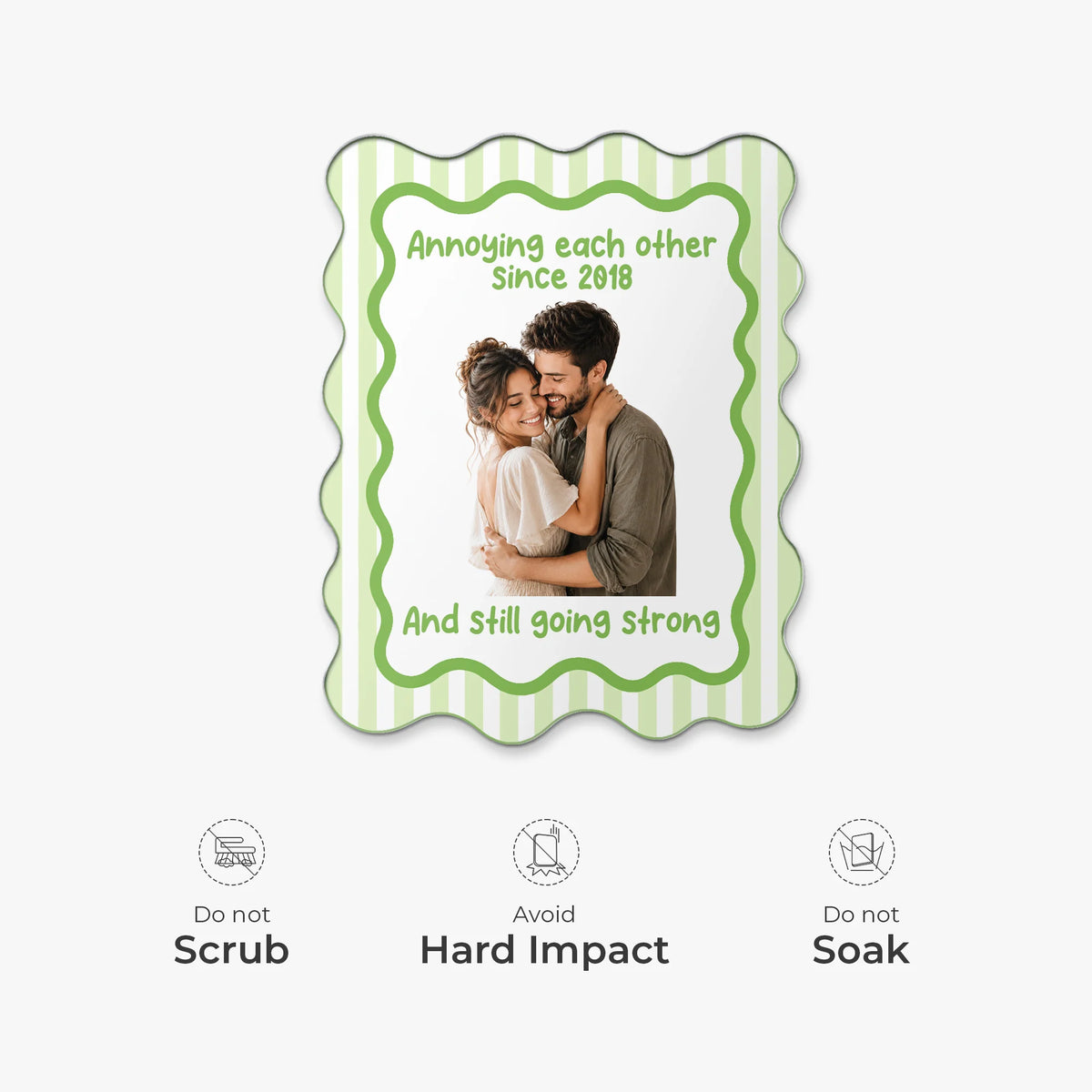 "Annoying Each Other Since" Custom Photo Acrylic Magnet - Personalized Anniversary Gift for Couples