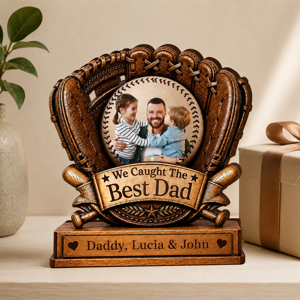 Plaque gift-ready design for Dad