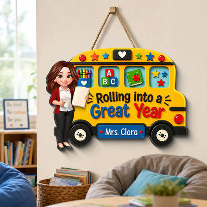 Wood Sign gift-ready design for Teacher